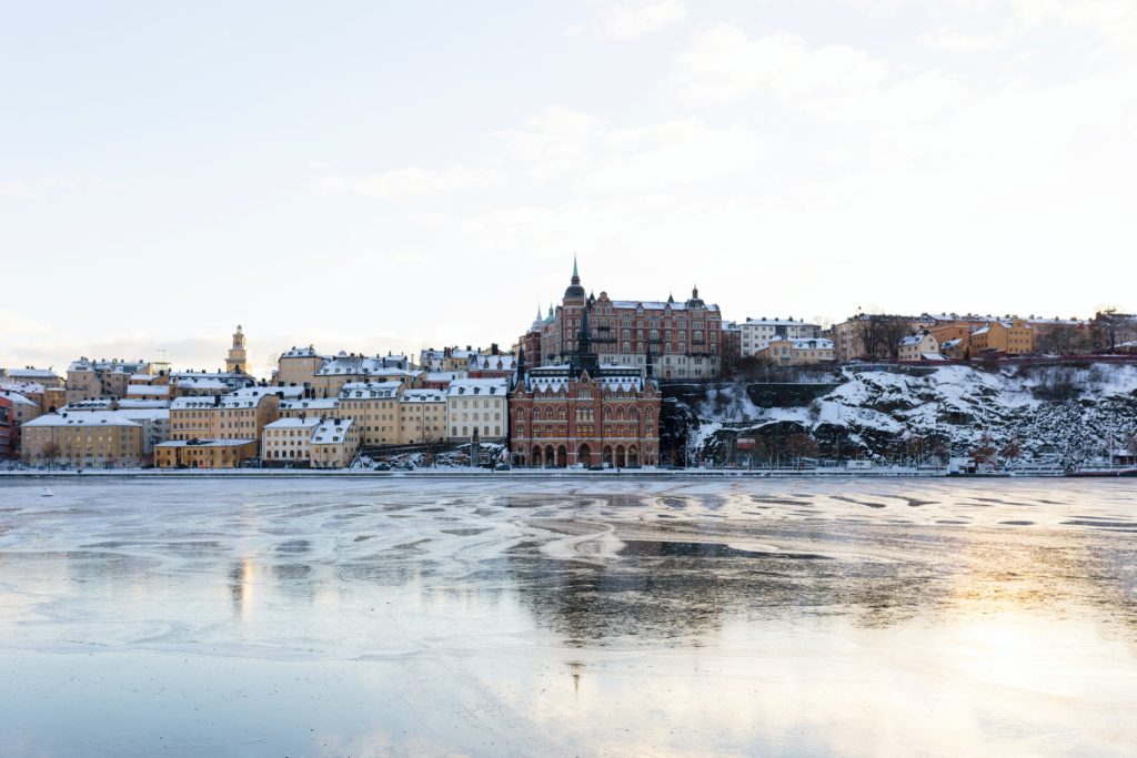 Stockholm in the snow