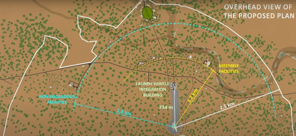 ISRO's Kulasekarapattinam spaceport map