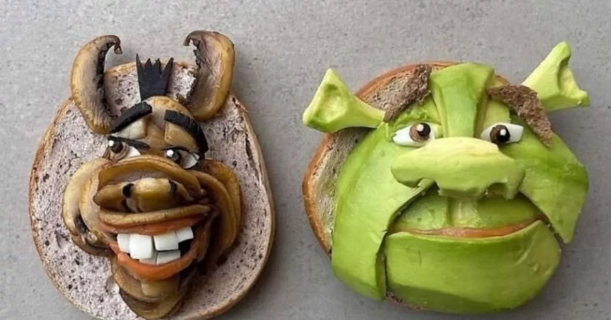 'Top tier' Shrek-themed breakfast leaves people divided as some ask 'what are you doing' – The Mirror