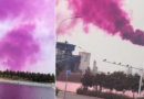 Strange purple cloud engulfs city sparking toxic gas fears – Metro.co.uk