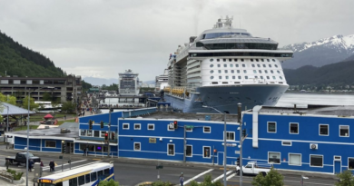 Alaska’s capital, with a population of 32,000, could ban cruise ships on Saturdays as tourists can spike to 18,000 a day