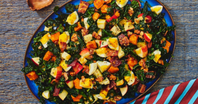 Maple-and-Bacon Fall Chopped Salad