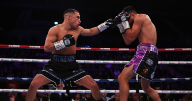 Boxing results: Nick Ball and Janibek Alimkhanuly score KOs, retain titles