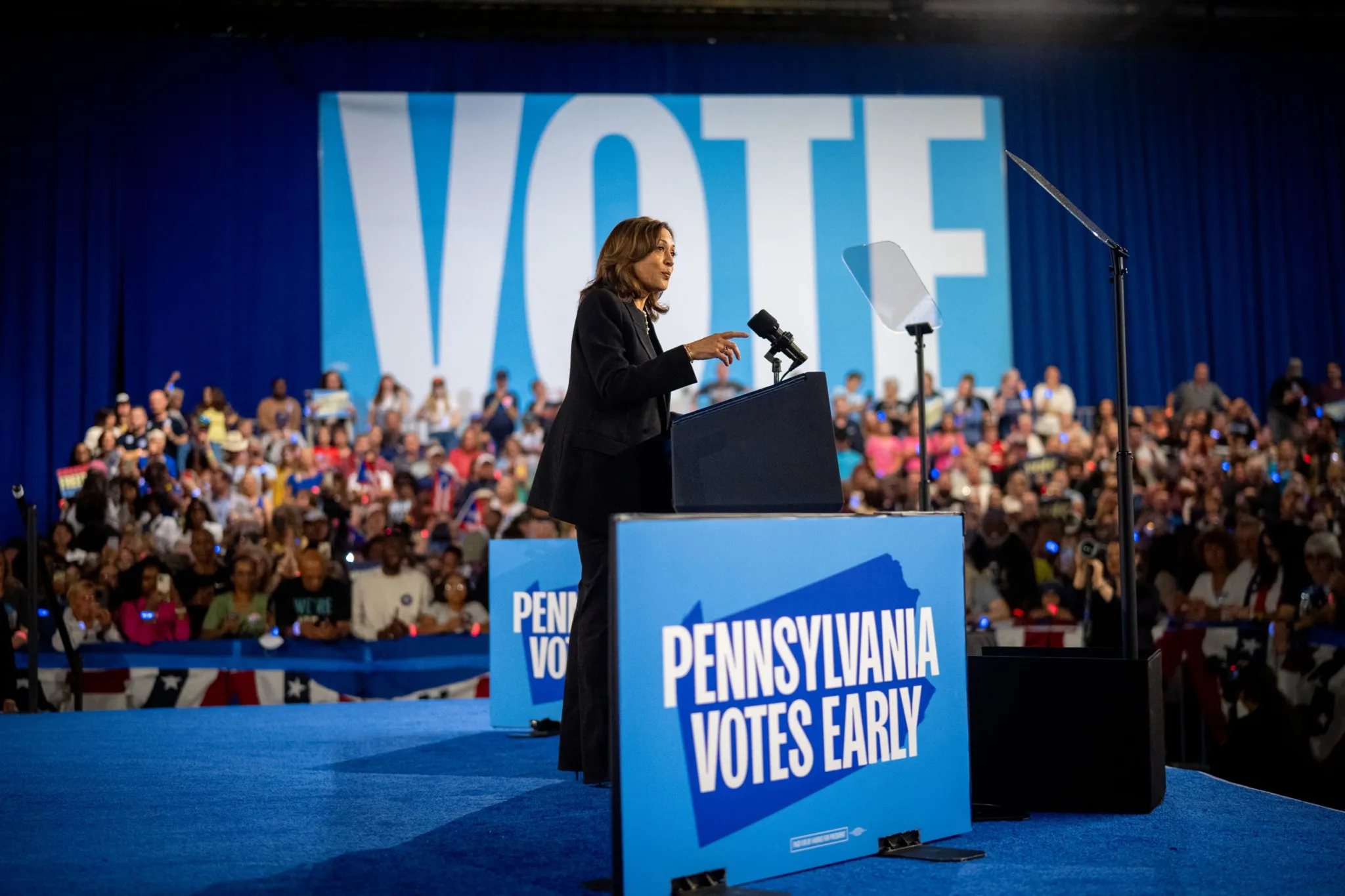 Early voting data shows flood of new Democratic women and Republican men in these swing states