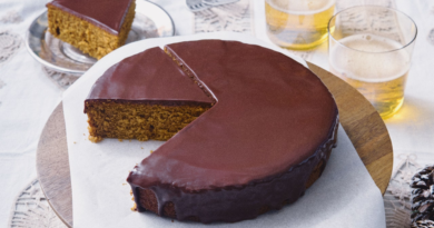 Dark Chocolate–Orange Gingerbread Cake