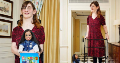 World's tallest and shortest women meet for first time ever in historic photoshoot – Daily Express US