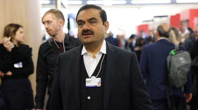 Adani Group shares plunge by double digits after U.S. accuses Indian billionaire Gautam Adani of bribery