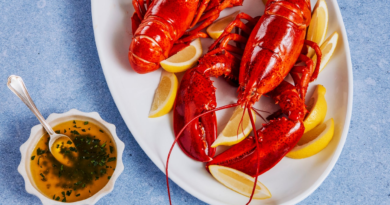 Steamed Lobster With Herb Butter