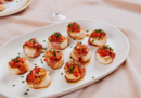 Prosciutto-Wrapped Scallops With Romesco