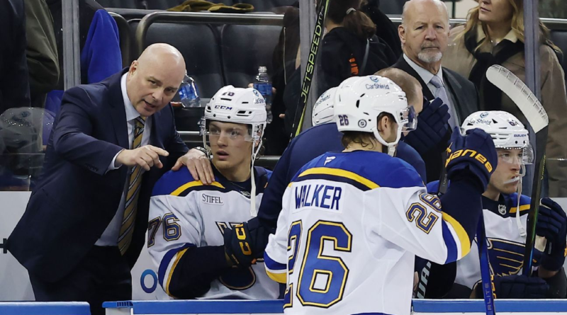 Blues cruise past Rangers in Montgomery's debut