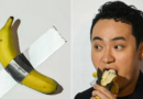 Crypto millionaire buys £4.9m piece of art of banana duct taped to wall – then eats it – Daily Star