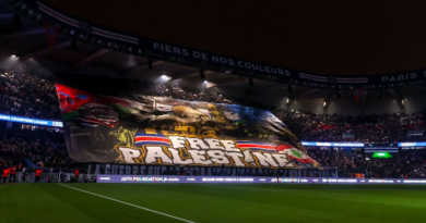 UEFA won't punish PSG over 'Free Palestine' sign