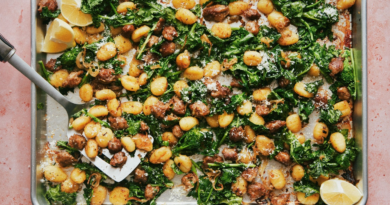 Sheet-Pan Gnocchi With Spicy Sausage and Broccoli Rabe