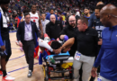 Pistons' Ivey exits on stretcher after leg injury