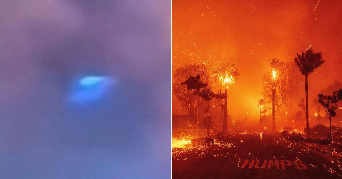 Mystery orbs filmed soaring over California wildfires weeks after drone frenzy – Daily Star