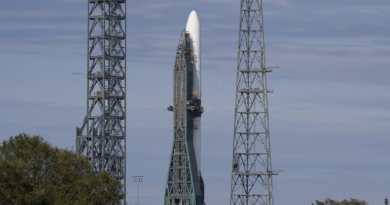 Jeff Bezos’ Blue Origin calls off debut launch of massive new rocket during final minutes of countdown