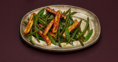 Paneer and Green Bean Stir-Fry