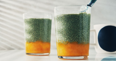 Matcha-Mango Chia Pudding