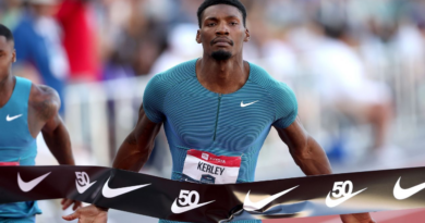 Track star Kerley arrested after clash with police